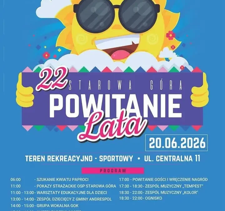 Weekend w Gminie Andrespol: Noc Świętojańska z atrakcjami