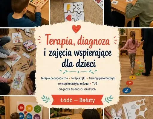 Oferta wsparcia dla dzieci w Łodzi – terapia pedagogiczna i TUS