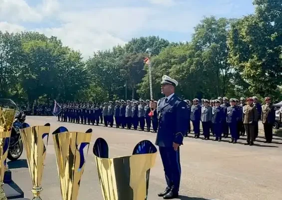 Zakończenie XXXVI Ogólnopolskiego Konkursu „Policjant Ruchu Drogowego” w Sieradzu