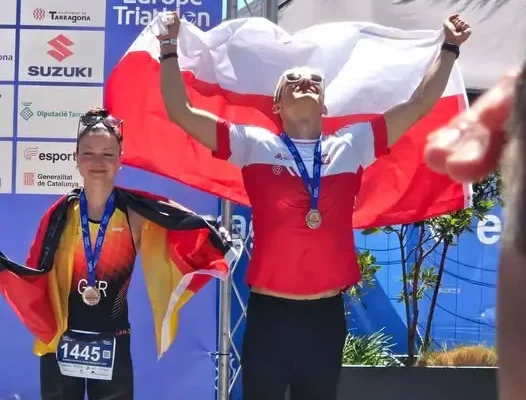 Strażak z Rawy Mazowieckiej z brązowym medalem Mistrzostw Europy w Triathlonie