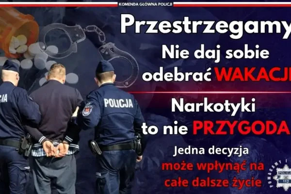Rekordowe przejęcia narkotyków w 2026 roku – policja ostrzega przed wakacyjnymi zagrożeniami