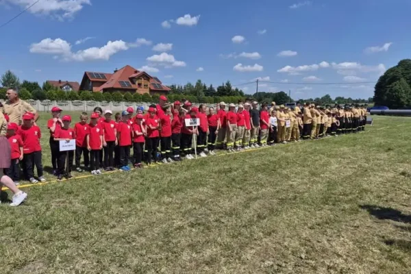 Młodzieżowa Drużyna Pożarnicza z Gminy Brójce zwycięża w Gminnych Zawodach Sportowo-Pożarniczych