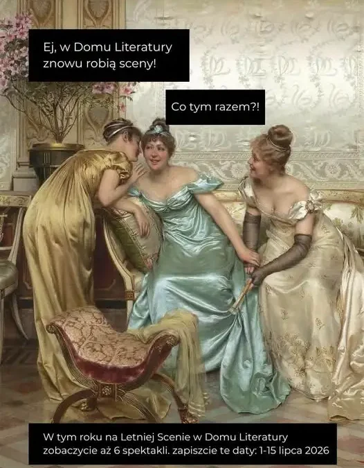 Letnia Scena Domu Literatury w Łodzi – 6 spektakli w lipcu