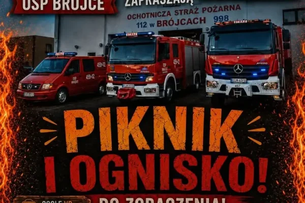 Brójecki Piknik Rodzinny – ognisko, strażackie pokazy i dmuchańce 17 lipca