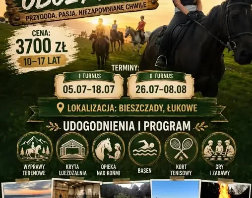 Obozy jeździeckie w Bieszczadach – zostały wolne miejsca na II turnus