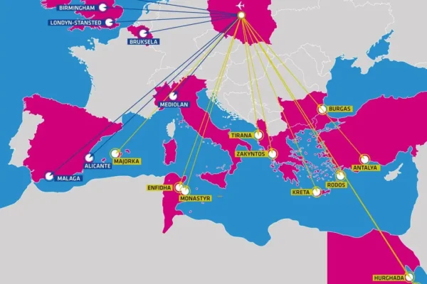 Letnie czartery z Łodzi w sezonie 2026 – dokąd polecieć?