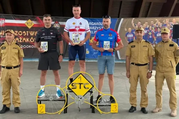 Asp. Robert Koj z Pajęczna mistrzem Polski strażaków w MTB