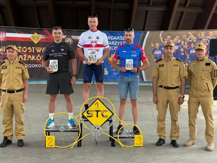 Asp. Robert Koj z Pajęczna mistrzem Polski strażaków w MTB