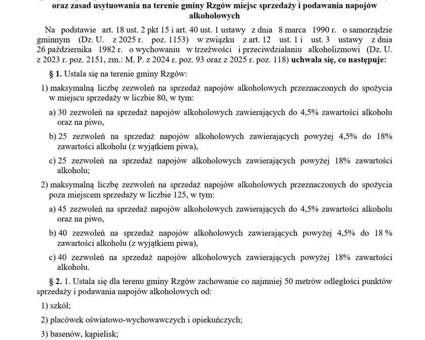 Burmistrz nie może samodzielnie wydać koncesji na alkohol – fakty i przepisy