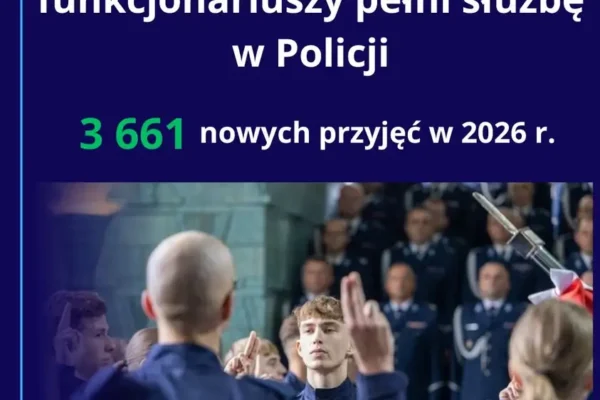 Ponad 103 tysiące policjantów dba o bezpieczeństwo Polski – nabór przyspiesza