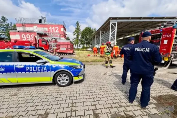 Ćwiczenia „Karambol-2026” na poligonie w Sieradzu – symulacja katastrofy chemicznej i zamachu