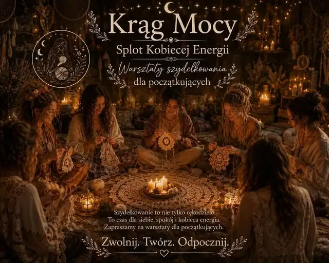Krąg Mocy – warsztaty szydełkowania dla początkujących w Łodzi