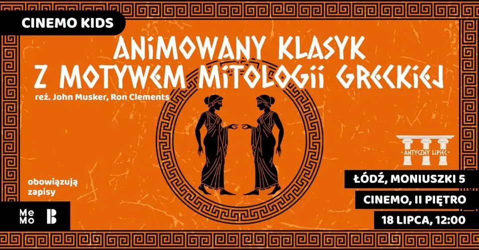 Antyczny klimat w Mediatece MeMo – bezpłatny seans dla dzieci w Łodzi