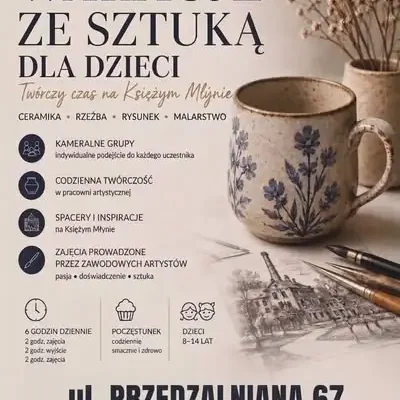 Wakacyjne warsztaty w Muzeum Kinematografii – zabawa z gliną i akwarelą