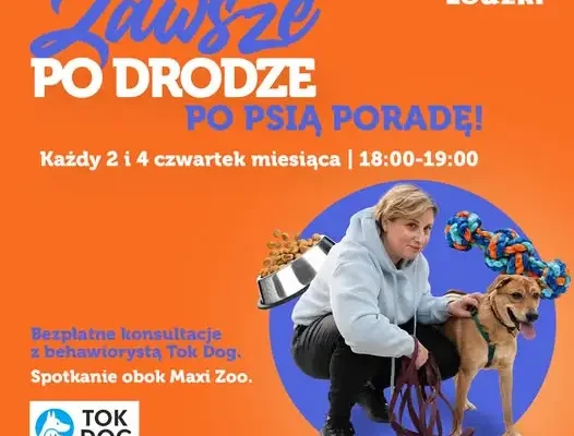 Bezpłatne konsultacje z psim behawiorystą w Pasażu Łódzkim