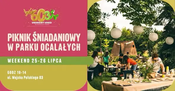 Projekcja filmu „Ferragosto” na pikniku śniadaniowym w Parku Ocalałych
