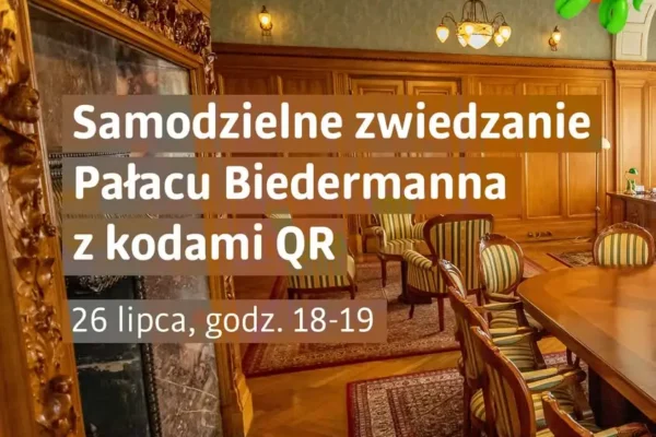 Spacer warsztatowy i zwiedzanie pałacu z okazji 603. urodzin Łodzi