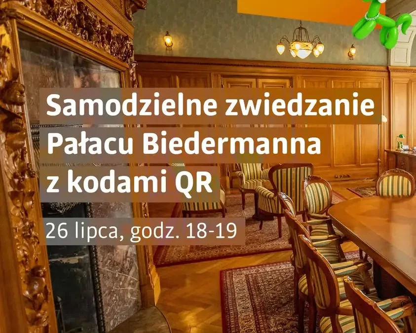 Spacer warsztatowy i zwiedzanie pałacu z okazji 603. urodzin Łodzi