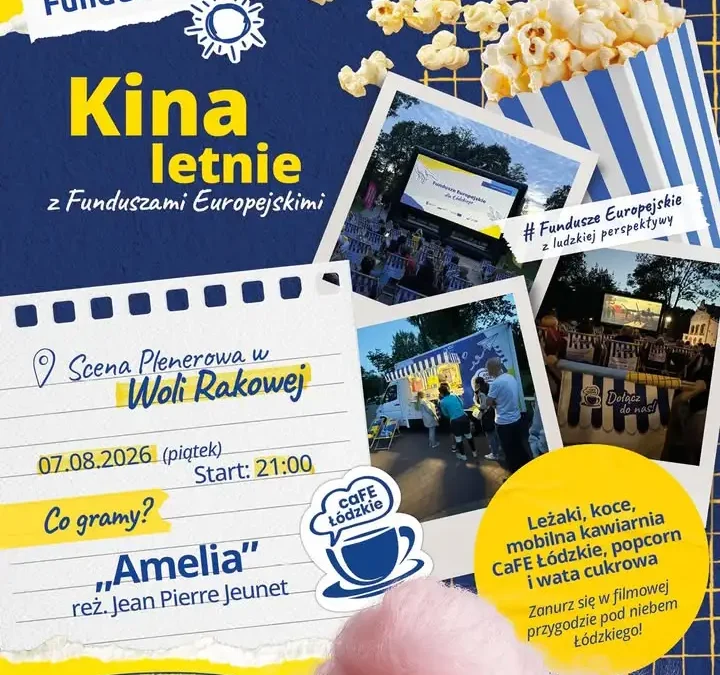 Kino plenerowe w Woli Rakowej – „Amelia” na leżakach już 7 sierpnia