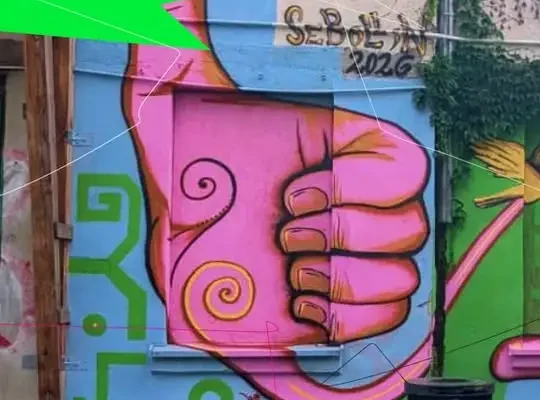 Za kulisami nowego muralu Sebollina w Pasażu Róży