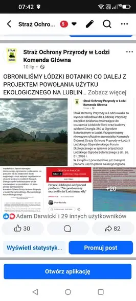 Zbiórka na ochronę lasu na Lublinku w Łodzi – wesprzyj Straż Ochrony Przyrody