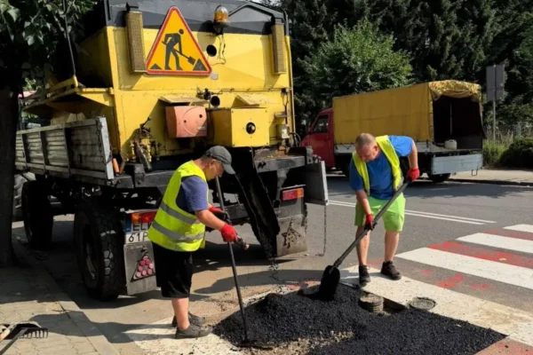Gmina Tuszyn inwestuje w bezpieczeństwo i estetykę – prace remontowe w pełni
