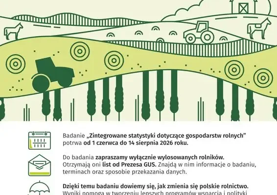 Rolnicy w gminie Tuszyn objęci unijnym badaniem statystycznym