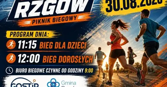 Piknik biegowy z okazji Dnia Rzgowa – zapisy trwają