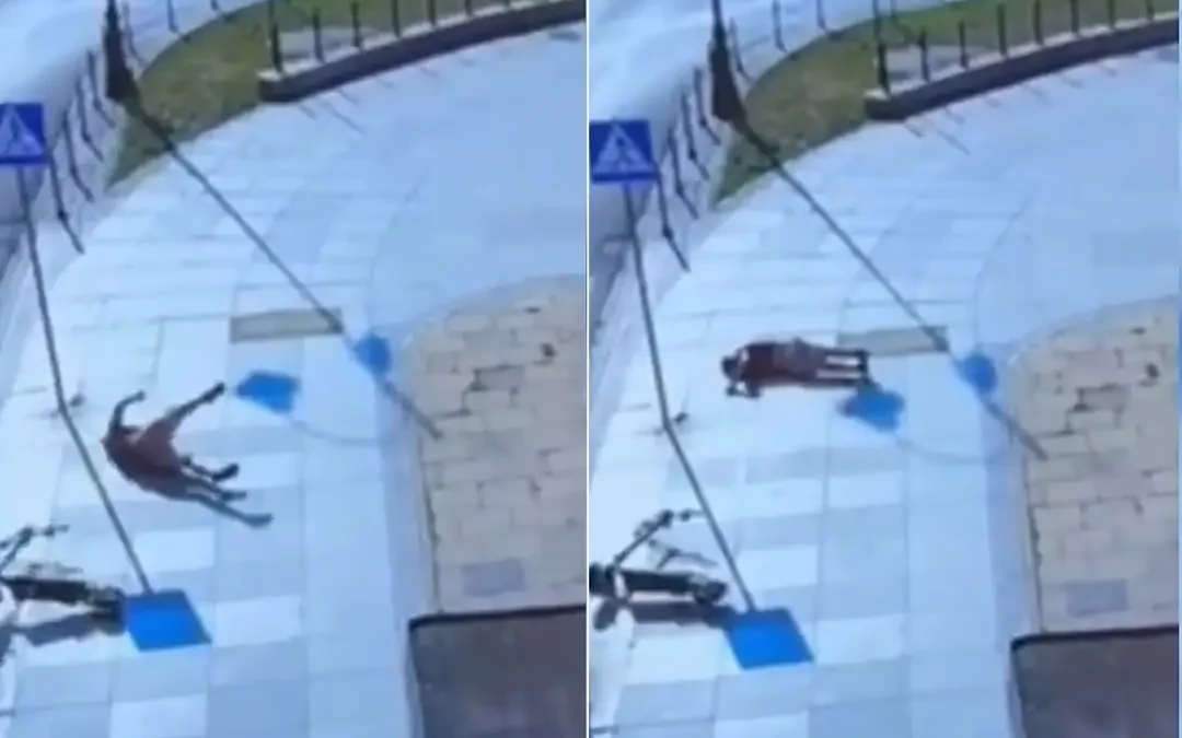 13-latek bez kasku przewrócił się na hulajnodze w Piotrkowie Trybunalskim