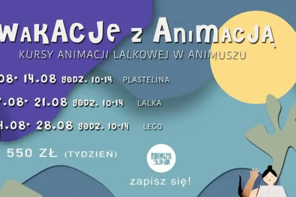 Wakacje z Animacją w Łodzi – warsztaty animacji plastelinowej dla dzieci
