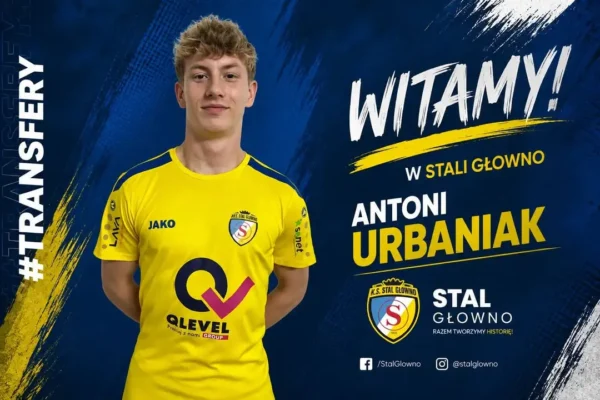 Antek Urbaniak z PSV Łódź dołącza do Stali Głowno