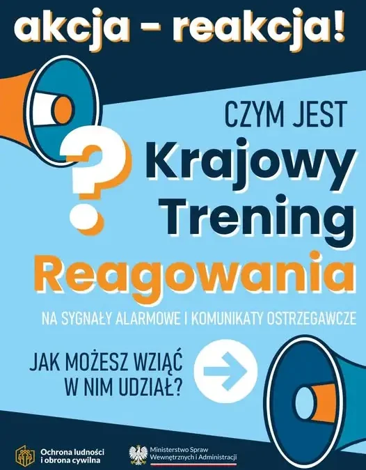 Krajowy Trening Reagowania 29 sierpnia – sprawdź, jak przygotować się na zagrożenia
