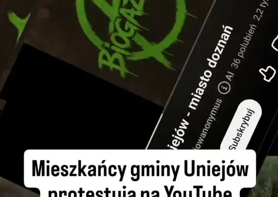 Nieznany twórca publikuje filmy z AI krytykujące władze gminy Uniejów