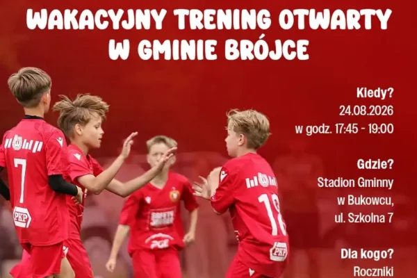 Wakacyjny trening piłkarski dla dzieci w Bukowcu – zapisy trwają