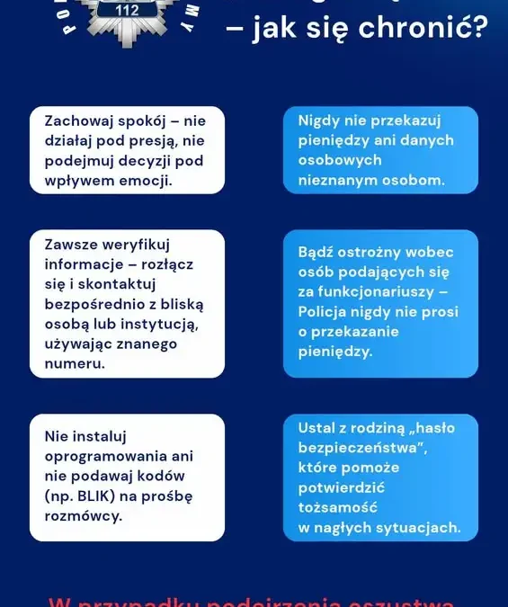 Oszuści „na wnuczka” i „na policjanta” – jak się bronić? Policja radzi