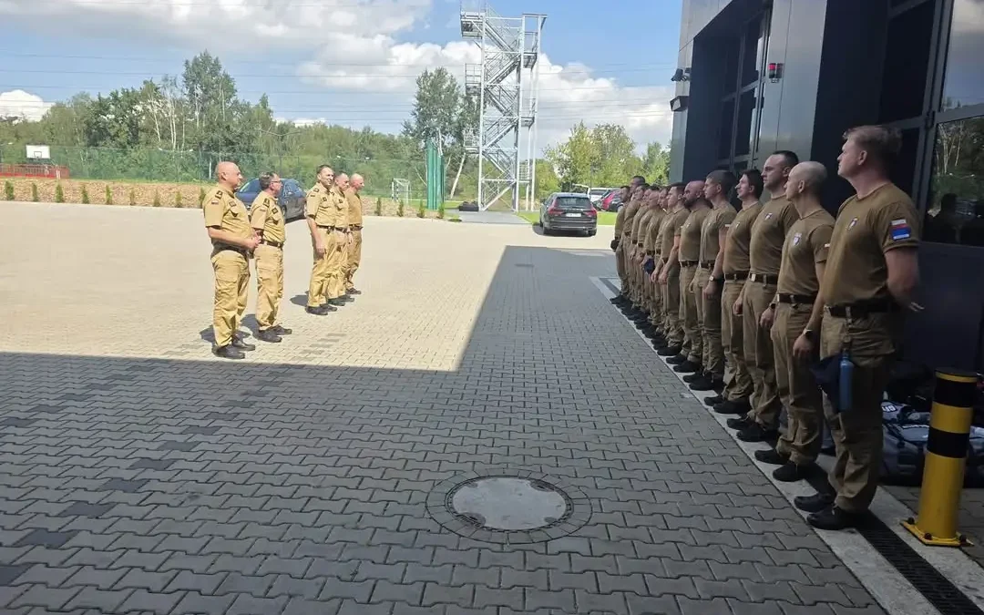 Strażacy z Łodzi wrócili z misji w Hiszpanii – podsumowanie działań