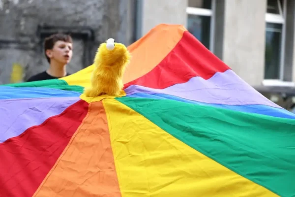 Piknik sąsiedzki w centrum Łodzi na zakończenie wakacji