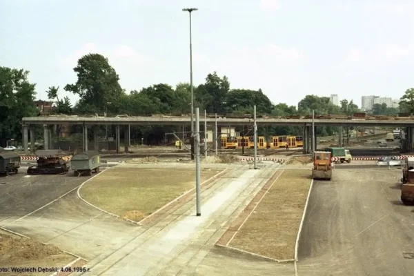 Tak powstawała estakada na al. Włókniarzy w Łodzi. Trwa jej modernizacja