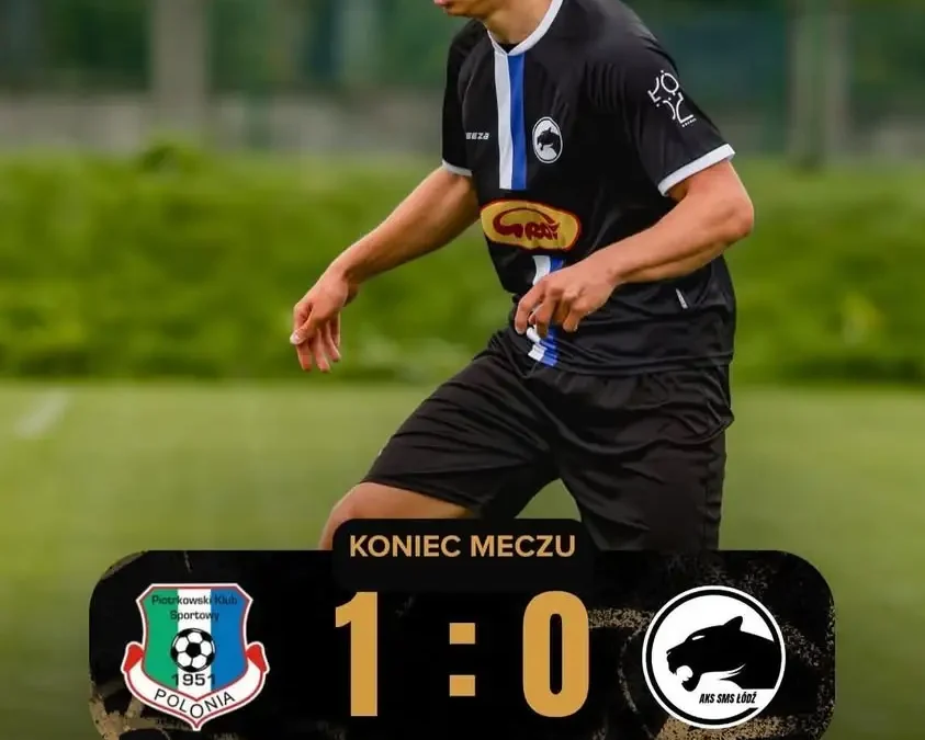 Polonia Piotrków Trybunalski pokonuje AKS SMS Łódź 1:0 w IV lidze