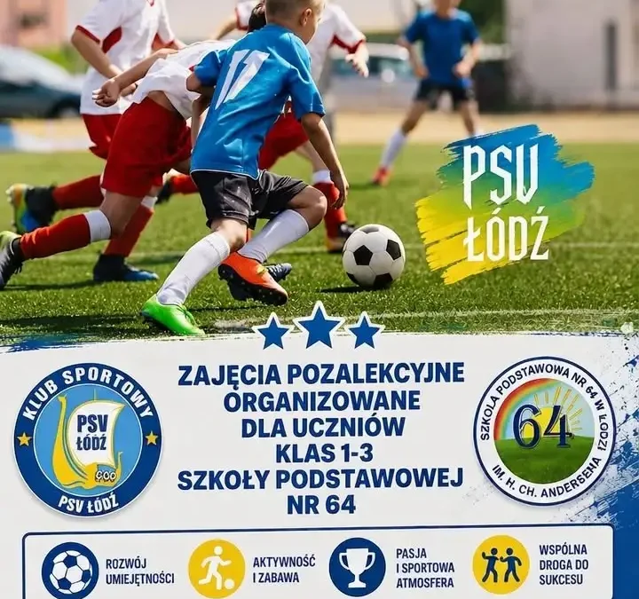 Rusza nabór do piłkarskiej klasy sportowej w SP nr 64 w Łodzi