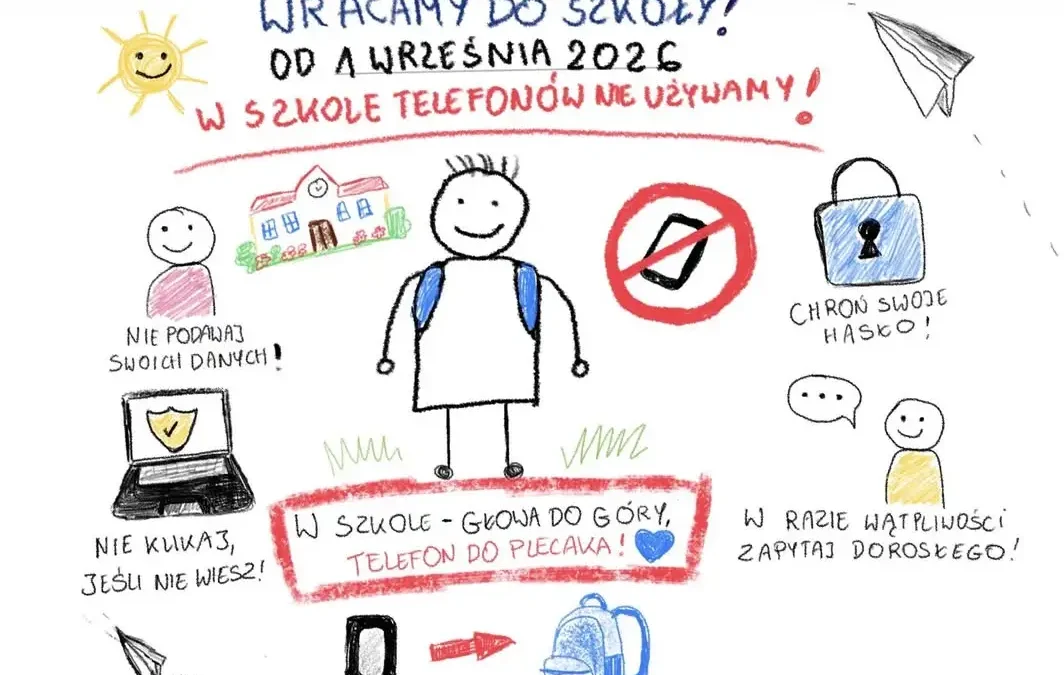 Nowy rok szkolny 2026/2027: telefony w plecaku i zasady bezpieczeństwa w sieci