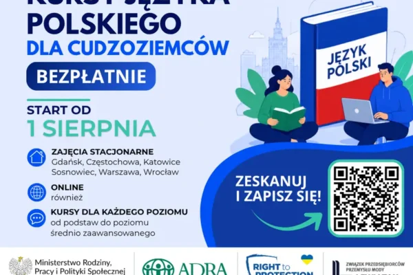 Bezpłatne kursy języka polskiego dla cudzoziemców – rusza nabór w 6 miastach