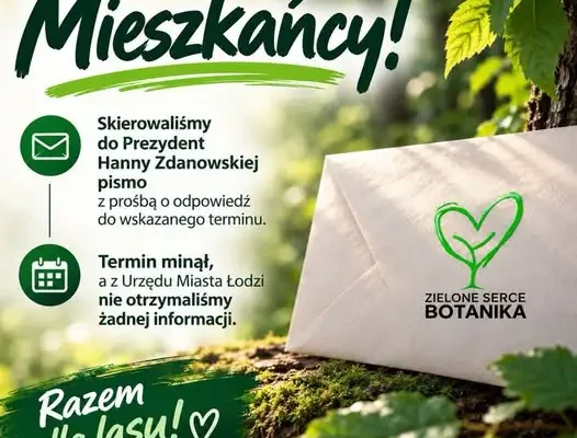 Mieszkańcy alarmują: brak odpowiedzi UMŁ w sprawie Lasu Łagiewnickiego