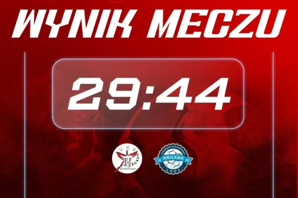 Anilana Łódź wygrywa drugi mecz sezonu! 29:44 w II kolejce