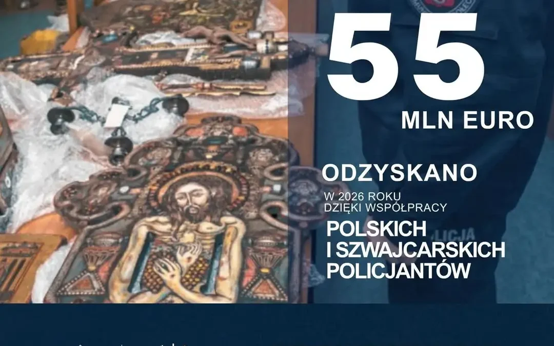 Międzynarodowa współpraca policji przynosi efekty: odzyskano dzieła sztuki warte 55 mln euro