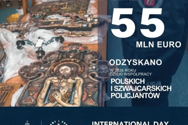 Międzynarodowa współpraca policji przynosi efekty: odzyskano dzieła sztuki warte 55 mln euro