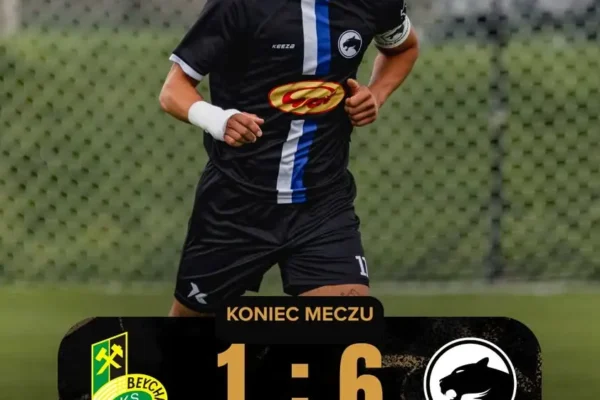 AKS SMS Łódź rozbił GKS Bełchatów 6:1 w IV lidze. Trzy gole Bogusza