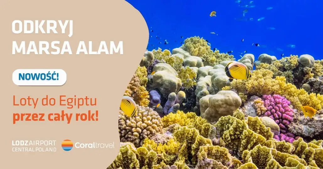 Zimą z Łodzi polecimy do Marsa Alam – nowe połączenie czarterowe