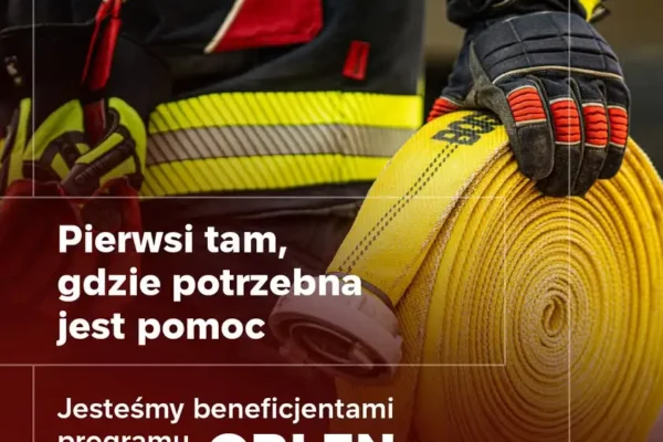 Łódzcy strażacy z grantem od ORLEN. Nowy sprzęt i szkolenia dla ratowników