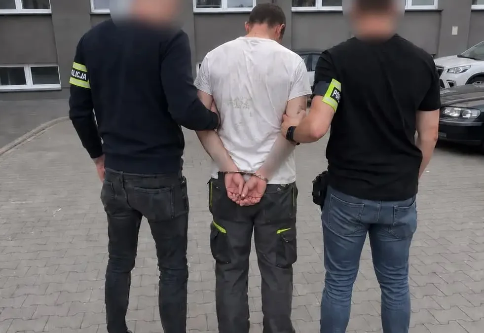 Łódzcy policjanci zatrzymali 33-latka. Odpowie za kradzież Lexusa wartego 180 tys. zł